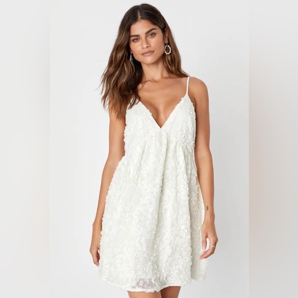 Lulus white 2-piece dress - Picture 7 of 8